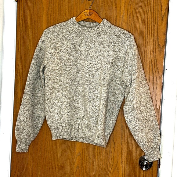 Land's End‎ Ladies' Wool Blend Pull Over Sweater Beige Size XL - Picture 1 of 6